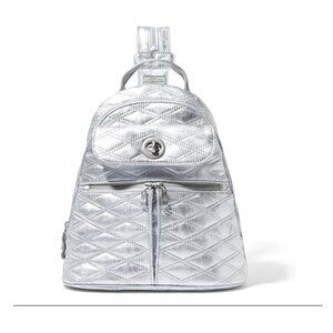 Baggallini Naples Convertible Backpack - Travel Sling Crossbody - 12" Nylon Hand